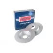 Jeu de 2 disques de frein arrière BORG & BECK BBD5306 - Visuel 1