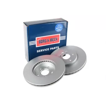 Jeu de 2 disques de frein avant BORG & BECK BBD5314