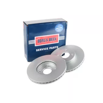 Jeu de 2 disques de frein avant BORG & BECK BBD5316
