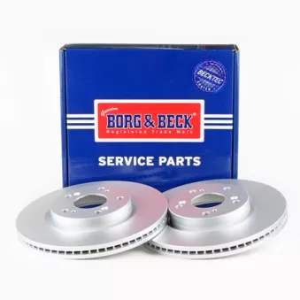 Jeu de 2 disques de frein avant BORG & BECK BBD5320