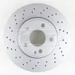 Jeu de 2 disques de frein avant BORG & BECK BBD5322 - Visuel 3