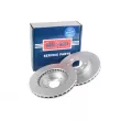 Jeu de 2 disques de frein avant BORG & BECK BBD5328 - Visuel 1