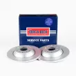 Jeu de 2 disques de frein arrière BORG & BECK BBD5331 - Visuel 1
