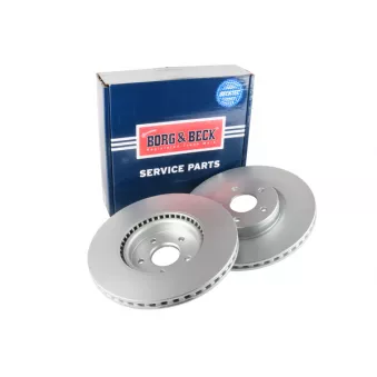Jeu de 2 disques de frein avant BORG & BECK BBD5348