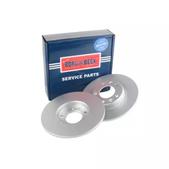 Jeu de 2 disques de frein arrière BORG & BECK BBD5350