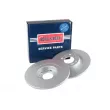 Jeu de 2 disques de frein arrière BORG & BECK BBD5356 - Visuel 1