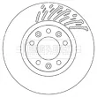Jeu de 2 disques de frein avant BORG & BECK BBD5360 - Visuel 2