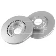 Jeu de 2 disques de frein avant BORG & BECK BBD5360 - Visuel 3