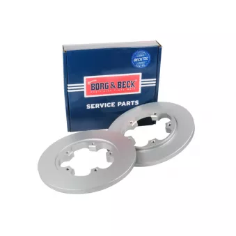 Jeu de 2 disques de frein arrière BORG & BECK BBD5364