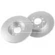 Jeu de 2 disques de frein arrière BORG & BECK BBD5367 - Visuel 2