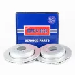 Jeu de 2 disques de frein arrière BORG & BECK BBD5379 - Visuel 1