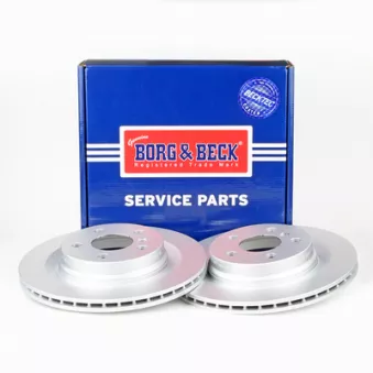 Jeu de 2 disques de frein arrière BORG & BECK BBD5383