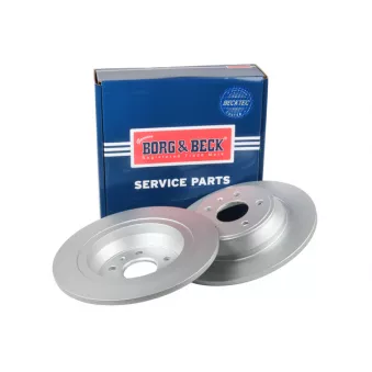 Jeu de 2 disques de frein arrière BORG & BECK BBD5385