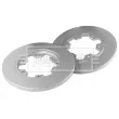 Jeu de 2 disques de frein arrière BORG & BECK BBD5386 - Visuel 2