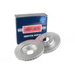 Jeu de 2 disques de frein avant BORG & BECK BBD5393 - Visuel 1