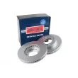 Jeu de 2 disques de frein avant BORG & BECK BBD5403 - Visuel 1