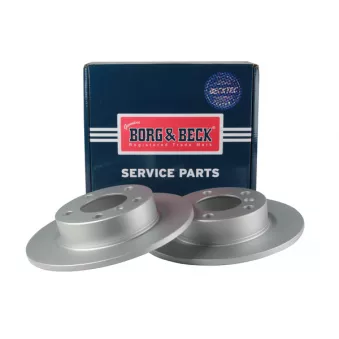 Jeu de 2 disques de frein arrière BORG & BECK BBD5408