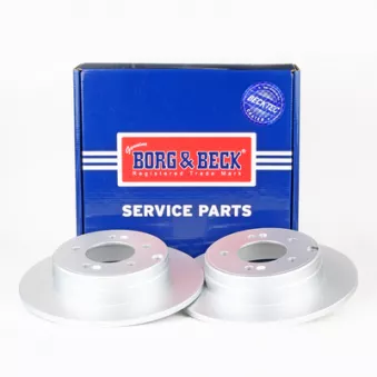Jeu de 2 disques de frein arrière BORG & BECK BBD5417