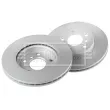 Jeu de 2 disques de frein avant BORG & BECK BBD5425 - Visuel 2