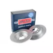 Jeu de 2 disques de frein arrière BORG & BECK BBD5426 - Visuel 1