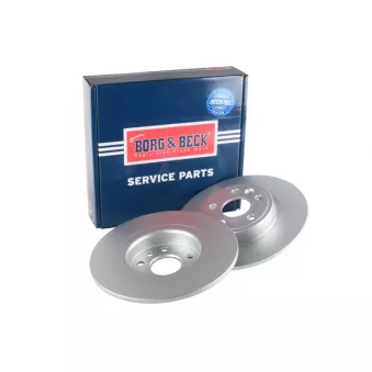 Jeu de 2 disques de frein arrière BORG & BECK BBD5442