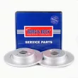 Jeu de 2 disques de frein arrière BORG & BECK BBD5457 - Visuel 1