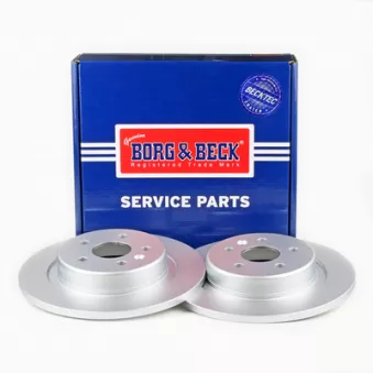 Jeu de 2 disques de frein arrière BORG & BECK BBD5457