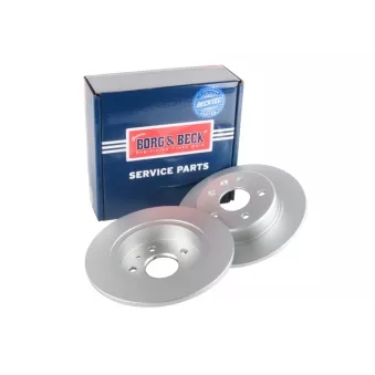 Jeu de 2 disques de frein arrière BORG & BECK BBD5464