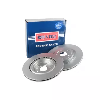 Jeu de 2 disques de frein arrière BORG & BECK BBD5471