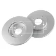 Jeu de 2 disques de frein avant BORG & BECK BBD5503 - Visuel 3