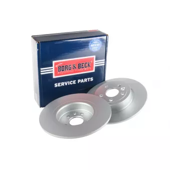 Jeu de 2 disques de frein arrière BORG & BECK BBD5513