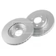 Jeu de 2 disques de frein avant BORG & BECK BBD5524 - Visuel 3