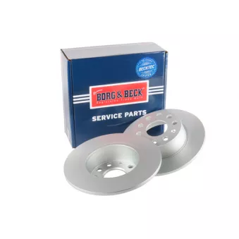 Jeu de 2 disques de frein arrière BORG & BECK BBD5526