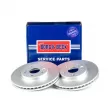 Jeu de 2 disques de frein avant BORG & BECK BBD5544 - Visuel 1