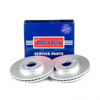 Jeu de 2 disques de frein avant BORG & BECK BBD5544
