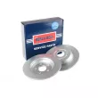 Jeu de 2 disques de frein arrière BORG & BECK BBD5553 - Visuel 1