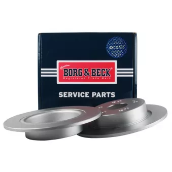 Jeu de 2 disques de frein arrière BORG & BECK BBD5561