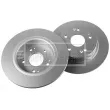 Jeu de 2 disques de frein arrière BORG & BECK BBD5561 - Visuel 2