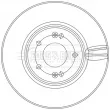 Jeu de 2 disques de frein avant BORG & BECK BBD5563 - Visuel 2