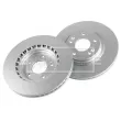 Jeu de 2 disques de frein avant BORG & BECK BBD5563 - Visuel 3