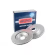 Jeu de 2 disques de frein avant BORG & BECK BBD5603 - Visuel 1