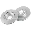 Jeu de 2 disques de frein avant BORG & BECK BBD5603 - Visuel 3