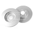 Jeu de 2 disques de frein avant BORG & BECK BBD5616 - Visuel 3