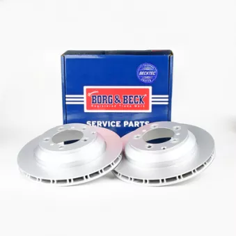 Jeu de 2 disques de frein arrière BORG & BECK BBD5631