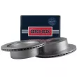 Jeu de 2 disques de frein arrière BORG & BECK BBD5633 - Visuel 1