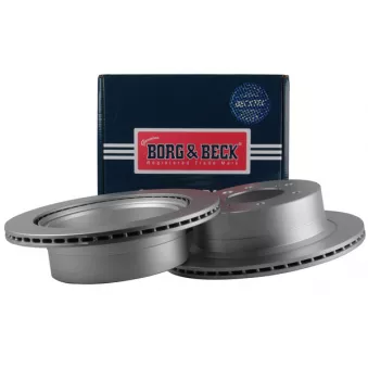 Jeu de 2 disques de frein arrière BORG & BECK BBD5633