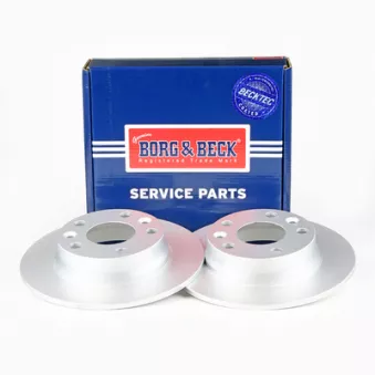 Jeu de 2 disques de frein arrière BORG & BECK BBD5635