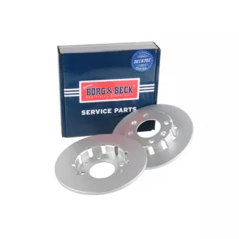 Jeu de 2 disques de frein arrière BORG & BECK BBD5637