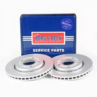 Jeu de 2 disques de frein arrière BORG & BECK BBD5638