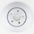 Jeu de 2 disques de frein arrière BORG & BECK BBD5638 - Visuel 2